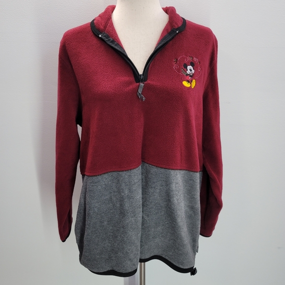 mickey unlimited Jackets & Blazers - Vintage Mickey Unlimited Fleece Jacket